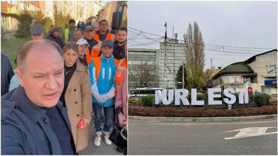 Lucrările de salubrizare au început în Durlești. Ion Ceban: Concomitent, lucrăm la reabilitarea drumurilor