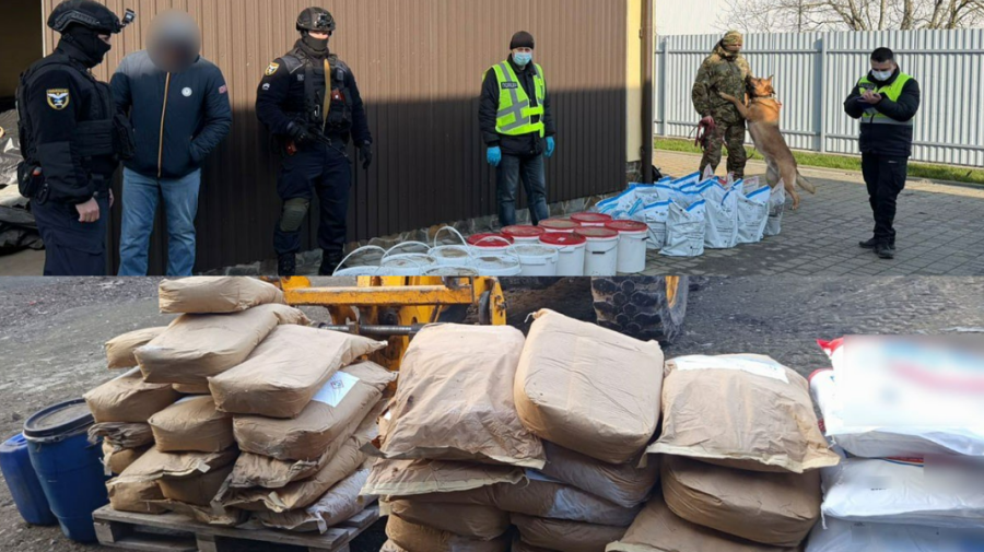 Grup de traficanți de droguri destructurat în Ucraina: 10 suspecți reținuți