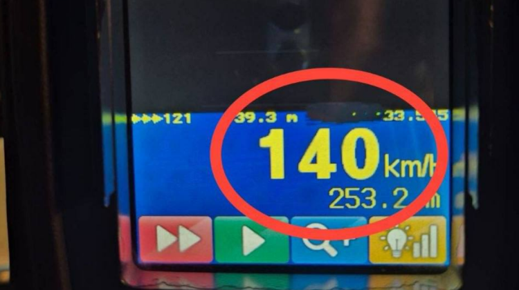 Șofer prins cu 140 km/h pe strada Mihai Viteazul din Chișinău: reacția poliției