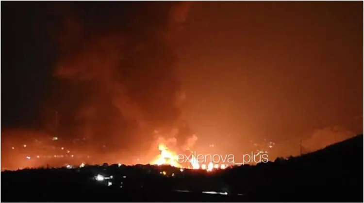 VIDEO Un nou atac cu drone la rafinăria din Tuapse. Peste 10 explozii au zguduit orașul, urmate de un incendiu puternic