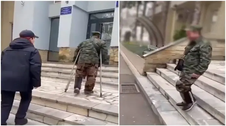 „Vindecare miraculoasă” la Botanica. Un bărbat care simula dizabilități a fost prins de polițiști