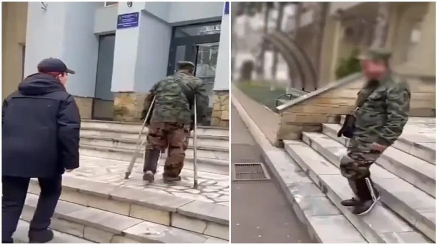 „Vindecare miraculoasă” la Botanica. Un bărbat care simula dizabilități a fost prins de polițiști