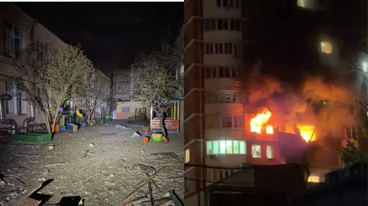 Atac masiv asupra orașului Odesa: 16 persoane rănite, inclusiv un minor