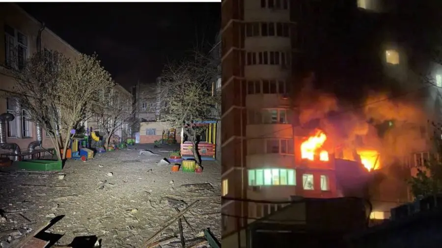 Atac masiv asupra orașului Odesa: 16 persoane rănite, inclusiv un minor