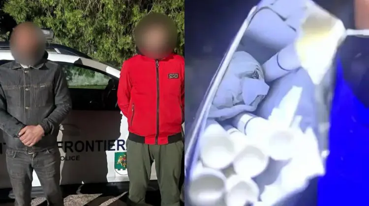 VIDEO Trei persoane din Cantemir, depistate cu droguri de polițiștii de frontieră: Le-au cumpărat pe Telegram