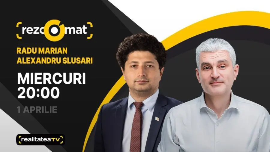 Actualitatea politică, în dezbateri! Radu Marian și Alexandru Slusari sunt invitații emisiunii Rezoomat
