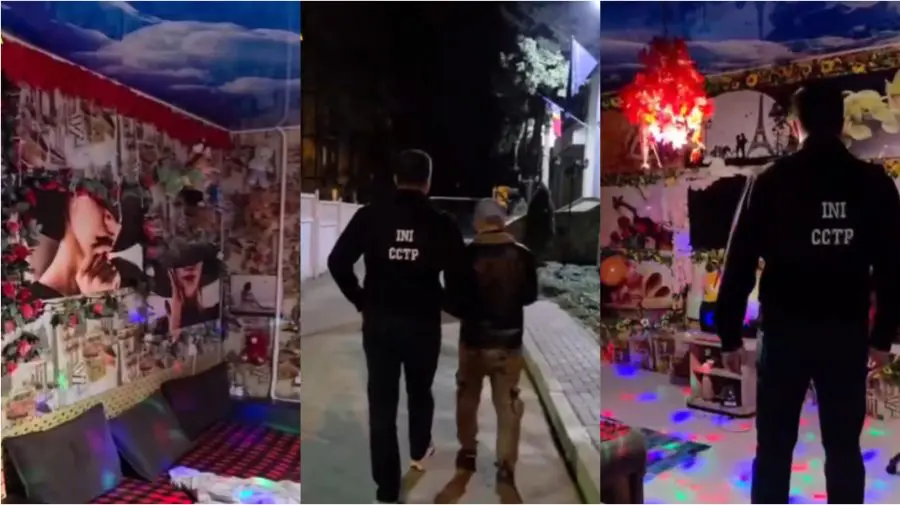 VIDEO Cameră pentru prestarea serviciilor sexuale, în Chișinău: Bărbat reținut pentru exploatarea mai multor tinere