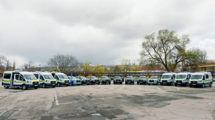 FOTO Intervenții mai eficiente: Poliția a fost dotată cu 6 sectoare mobile și 8 autospeciale noi
