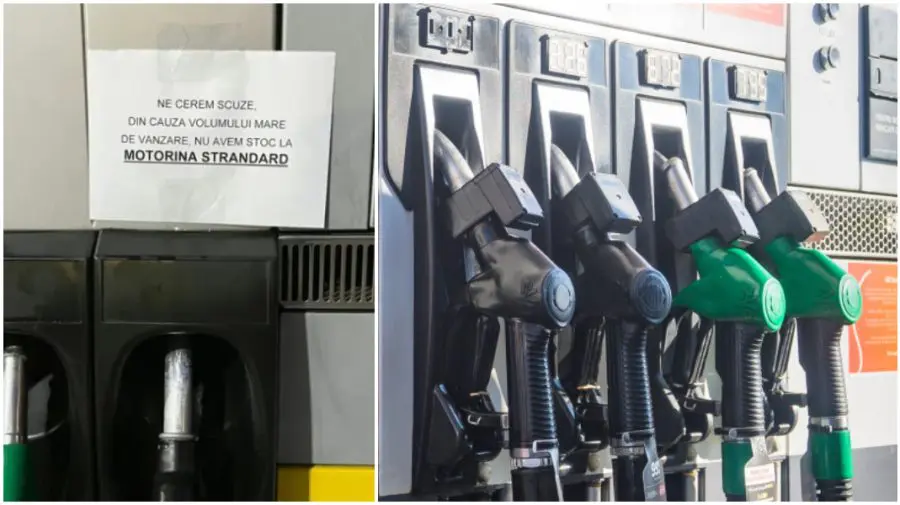 Zeci de benzinării din România au rămas fără stocuri de motorină. Scăderile rapide de preț au golit rezervoarele