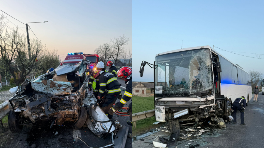 VIDEO Un mort și doi răniți în urma unui accident în România