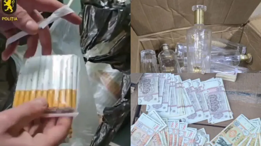 Percheziții în nordul țării! Doi bărbați prinși cu țigări și alcool contrafăcut de peste 2 milioane de lei