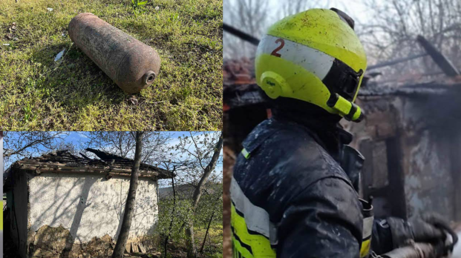 Bărbat de 81 de ani a suferit arsuri într-un incendiu la Cotiujenii Mici, provocat de o defecțiune la o butelie de gaz