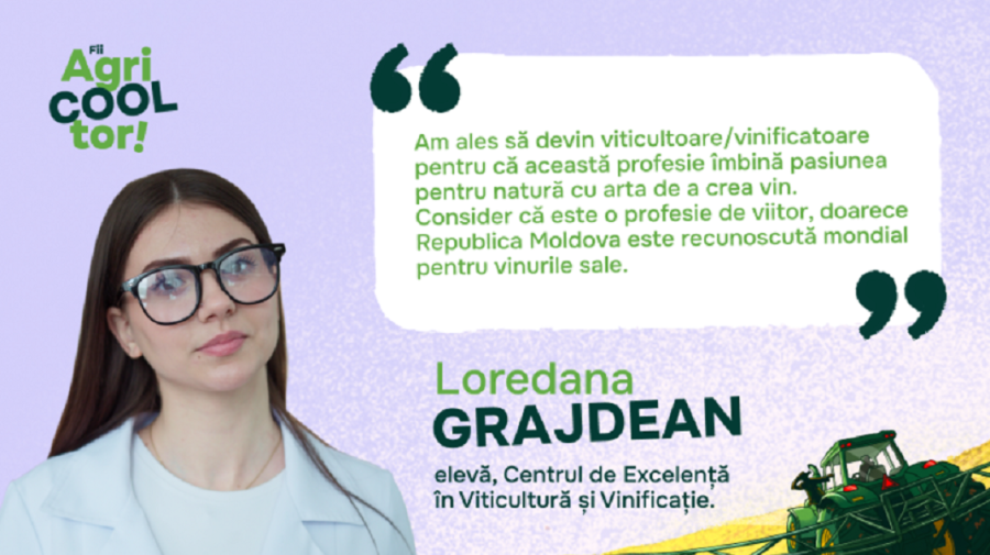 ”Fii AgriCOOLtor!”: Cum transformă tinerii tradiția vinului moldovenesc într-o carieră de succes