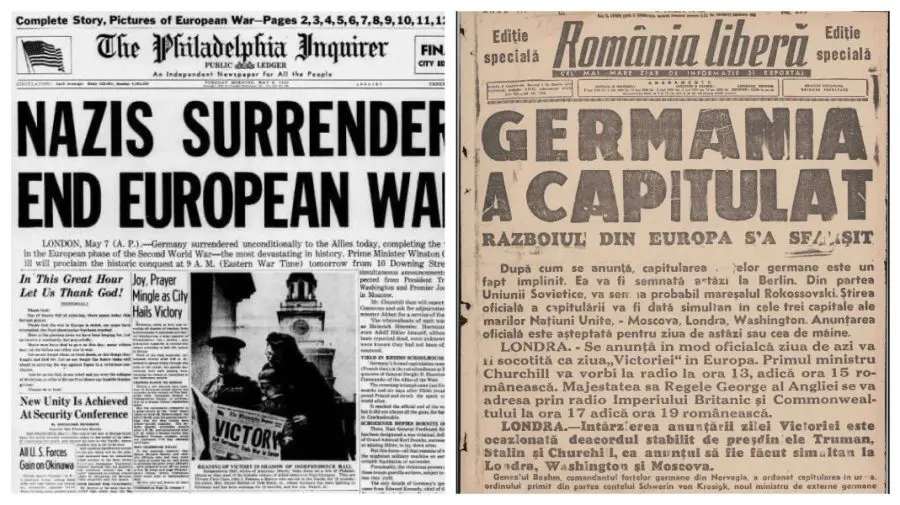 Agenția Națională a Arhivelor: 8 mai – ziua Victoriei în Europa. Poze rare din reviste