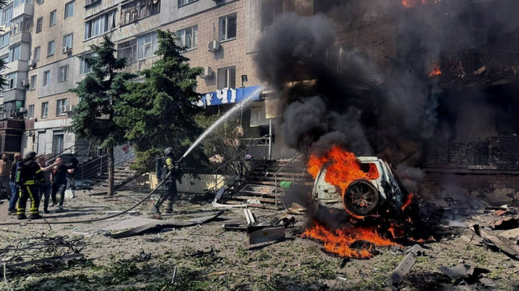 FOTO Ucraina, sub noi bombardamente: un mort și zeci de răniți, printre care un copil