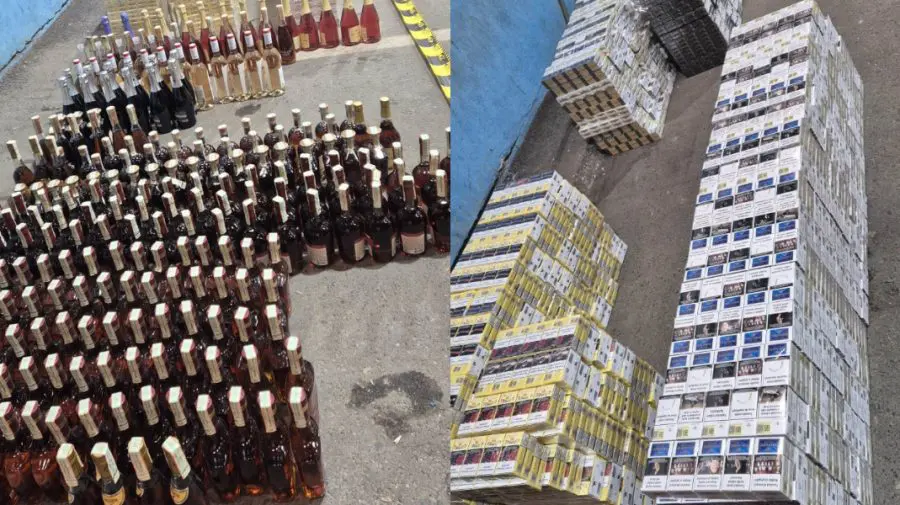 Rețea de trafic ilegal cu țigări și alcool, depistată la vamă: Produsele, ascunse în colete, urmau să ajungă pe piața UE