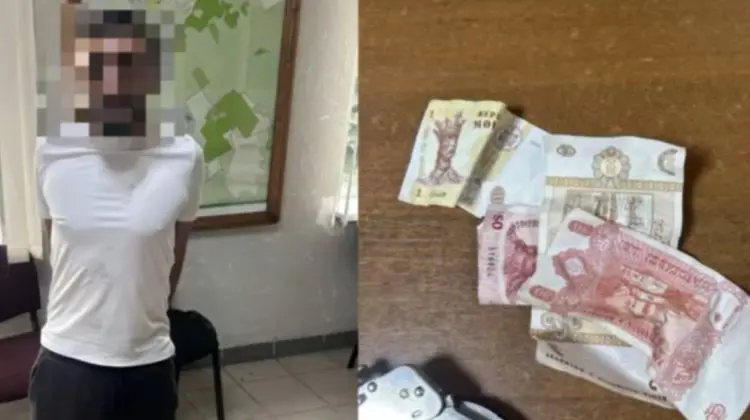 VIDEO Un bărbat din Chișinău, reținut pentru 500 de lei: I-a sustras de la o bătrânică