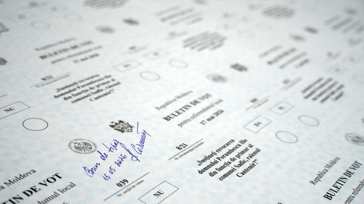 Alegeri locale noi și referendumuri: CEC tipărește aproape 70 de mii de buletine de vot