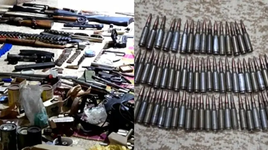 VIDEO Trei arme și sute de cartușe, găsite acasă la un pensionar din Hîrtopul Mare