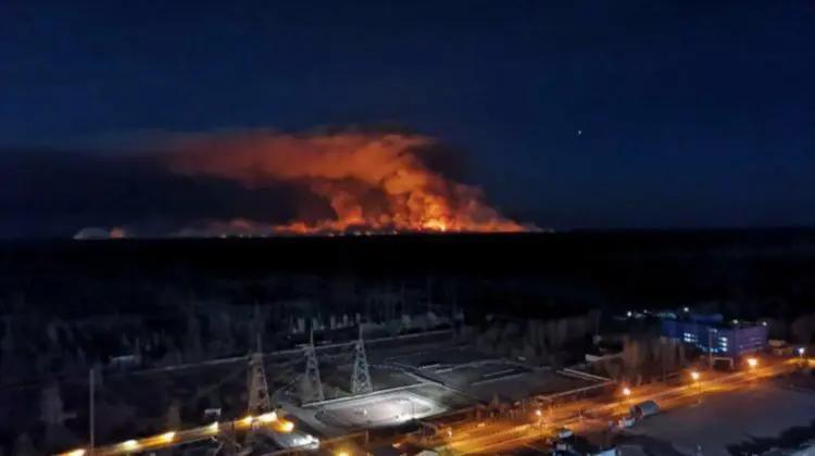 Incendiu la Cernobîl, la 40 de ani de la catastrofa nucleară: Peste 1.100 de hectare arse