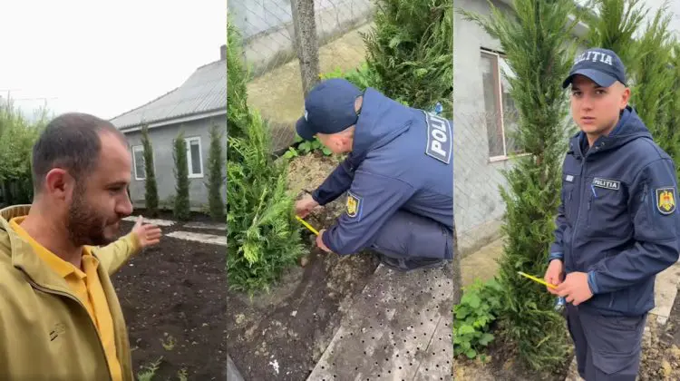 VIDEO Atenție cum îți sădești tuile în ogradă! Bloggerul Grigore Manoli s-a trezit cu poliția la poartă