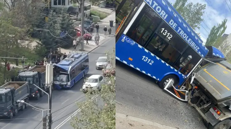 Regia Transport Electric, despre accidentul de la Alba Iulia: 40 de pasageri în troleibuz, mai mulți răniți