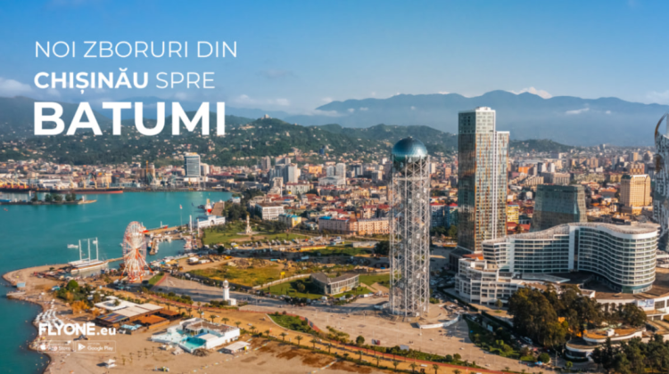 FLYONE lansează zboruri directe Chișinău – Batumi!