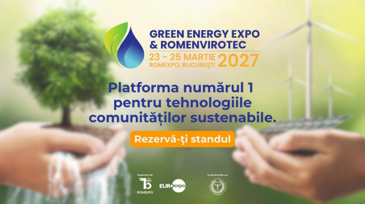 Green Energy Expo & Romenvirotec a deschis înscrierile pentru expozanții ediției 2027