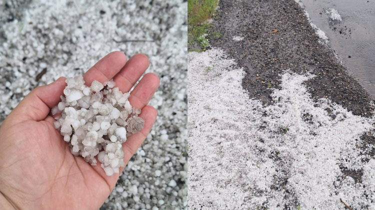 Mai multe raioane din țară, afectate de grindină și vijelie
