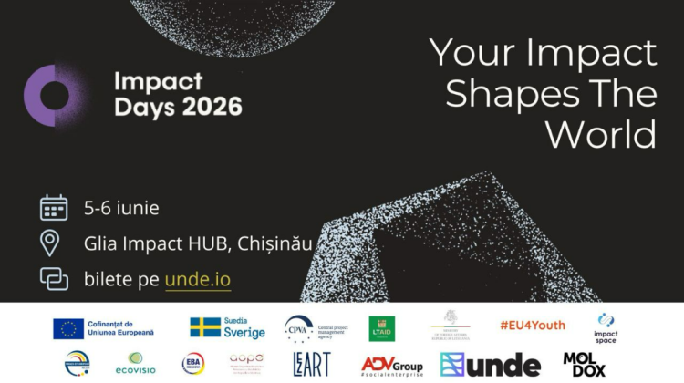 Impact Days Moldova 2026 revine cu o ediție diferită, mai practică și mai conectată la nevoile antreprenorilor