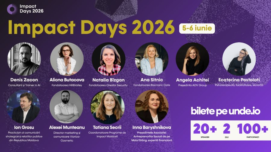 Impact Days Moldova 2026: idei, oameni și soluții pentru o economie mai rezilientă