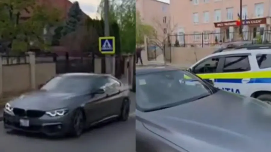 Un șofer cu tupeu, surprins circulând pe contrasens în Chișinău. Imagini VIDEO de la fața locului