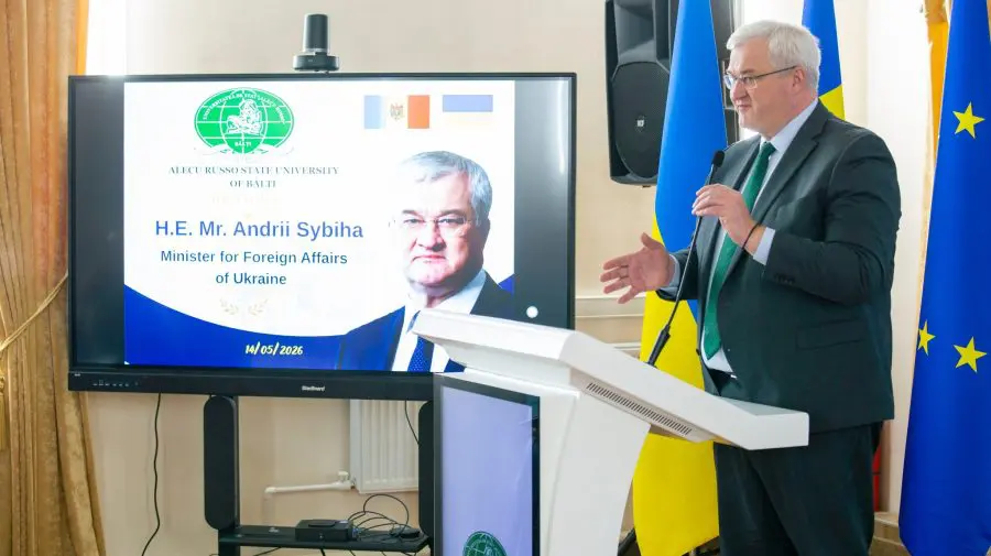 Ministrul de Externe al Ucrainei, Andrii Sîbiha, la Bălți: discuții despre UE, securitate și relațiile bilaterale