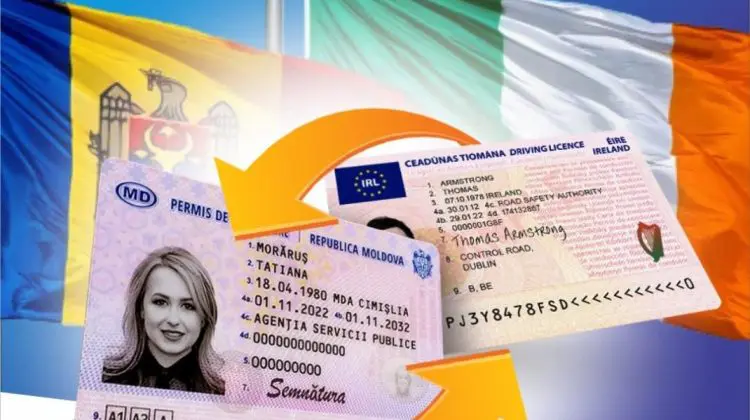 Veste bună pentru moldovenii din Irlanda: Permisele auto vor putea fi preschimbate fără examene