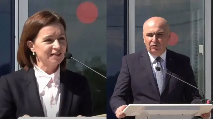 „Această dimineață a venit cu o veste alarmantă de la Galați” – Maia Sandu, din PMAN, alături de premierul României