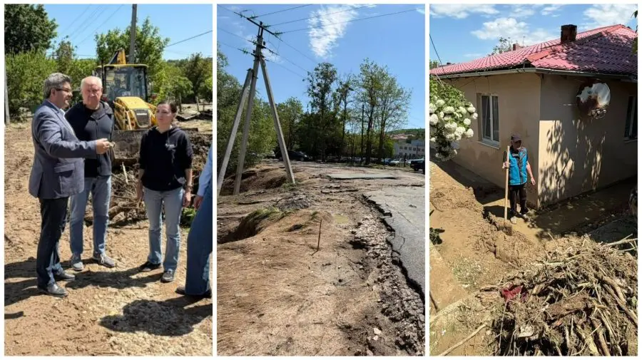 Premierul a evaluat situația din teren după inundații: Vom interveni pentru a sprijini comunitățile afectate