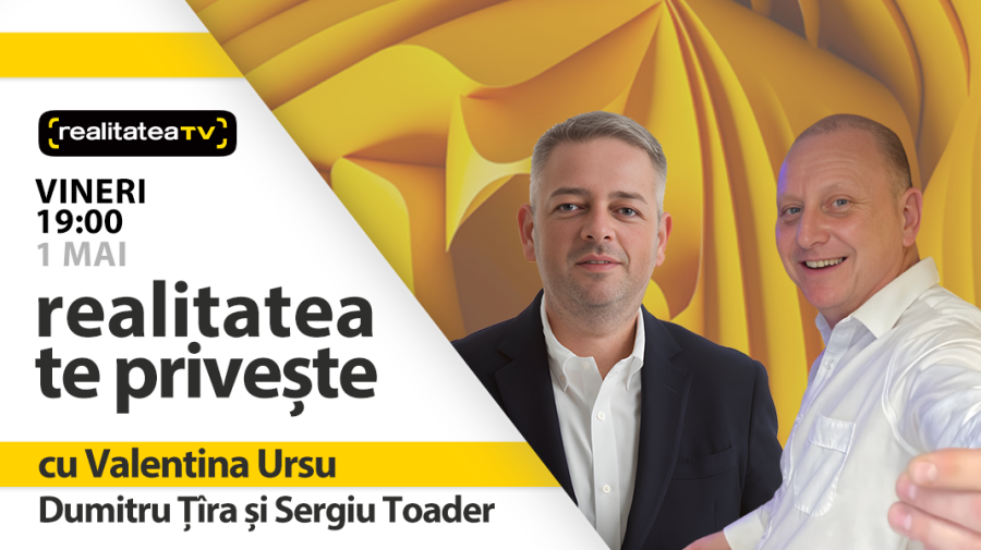 Reinvent Moldova 2.0: Dumitru Țîra și Sergiu Toader, invitați la Realitatea te privește