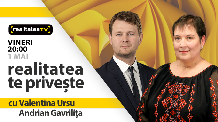 Ministrul Finanțelor, Andrian Gavriliță, vine la Realitatea te privește