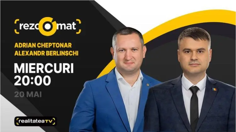 Actualitatea politică, în dezbateri! Andrian Cheptonar și Alexandr Berlinschi, invitați la Rezoomat