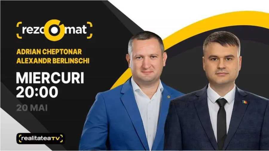 Actualitatea politică, în dezbateri! Andrian Cheptonar și Alexandr Berlinschi, invitați la Rezoomat