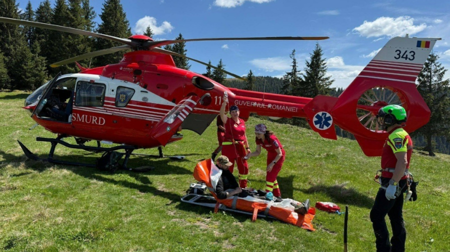 Un ucrainean aflat de aproape o săptămână în Munții Maramureșului a fost salvat de echipele române