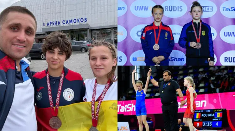 FOTO Republica Moldova a cucerit patru medalii la Campionatul European U-15 de lupte