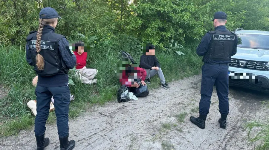 VIDEO Tentativă eșuată: Patru străini care intenționau să ajungă din Moldova în România, reținuți