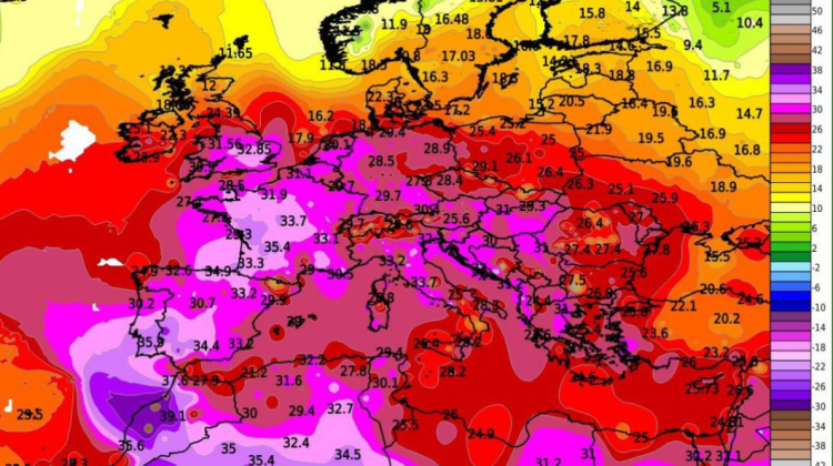 Ce este domul de căldură care a adus recorduri de temperatură în mai multe țări europene