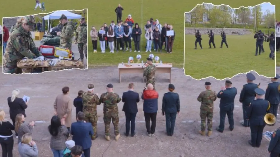 VIDEO Elevii din Sîngerei au descoperit armata de aproape: demonstrații tactice și competiții la „Ziua Recrutului”