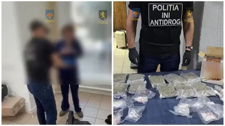 VIDEO Patru kilograme de droguri, ascunse în panettone și paste, depistate la frontieră: Doi tineri, arestați