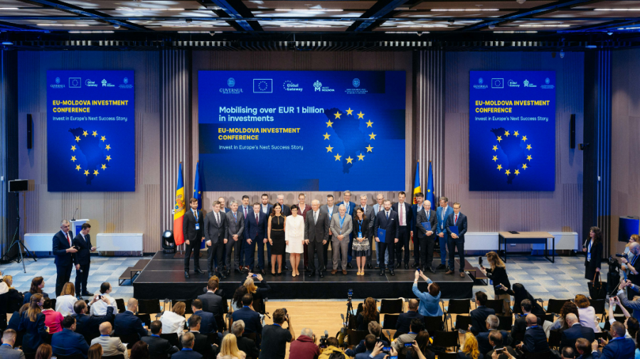 Peste 1 miliard de euro în noi parteneriate investiționale și finanțări anunțate pentru Republica Moldova
