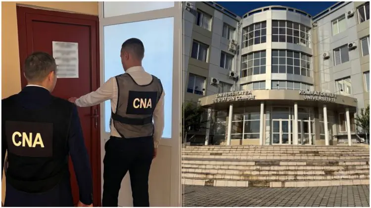 Doi decani de la Universitatea din Comrat, reținuți de CNA. Ar fi luat bani pentru promovarea examenelor