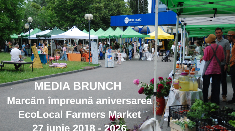 EcoLocal marchează opt ani cu un Media Brunch în inima pieței: Invitație la povești și gusturi locale