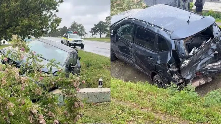 Un camion a lovit un automobil din spate, iar acesta a fost proiectat în altul, la Sîngerei: Sunt răniți